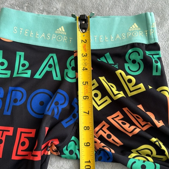 👋🎯Adidas StellaSport Multicolured AOP Womens Gym Training Tights Size XS - Picture 12 of 15
